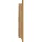Ekena Millwork Quarter Round Top Right Western Red Cedar Gable Vent w/1" x 4" Flat Trim Frame, 08"W x 20"H GVWQR08X2001RFUWR - alternate 3